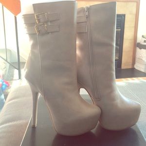Platform booties